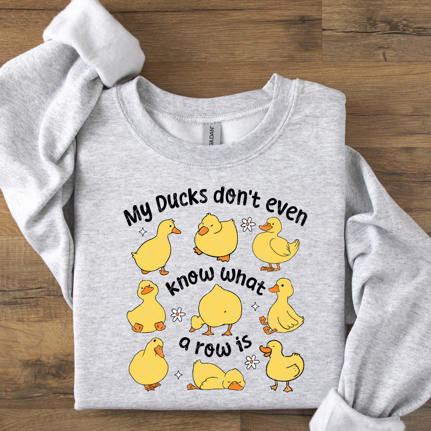My Ducks Don't Even Know What a Row Is DTF Transfer