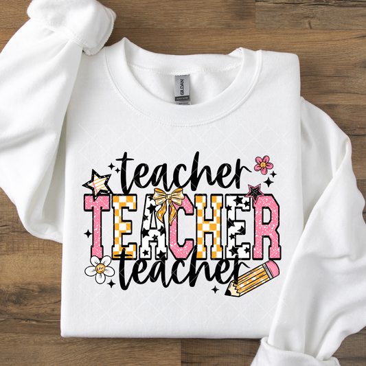 Teacher Cute DTF Transfer