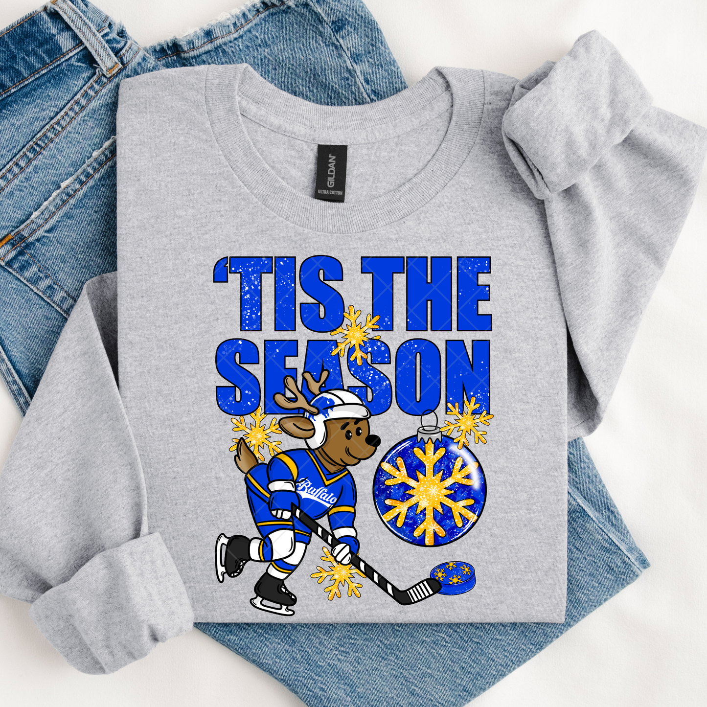 Tis the Season Buffalo Hockey DTF Transfer