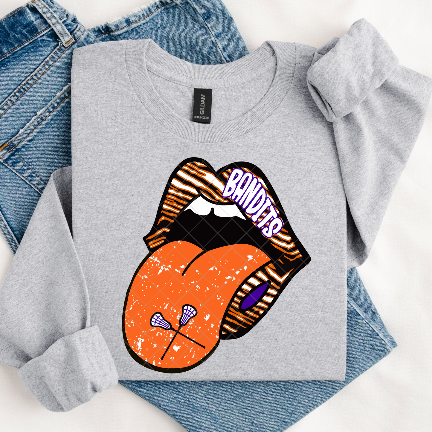 Buffalo LAX Tongue DTF Transfer