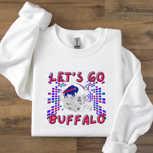 Let Go Buffalo DTF Transfer