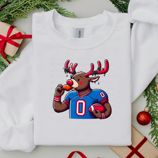 Buffalo Coleman Reindeer Christmas DTF Transfer