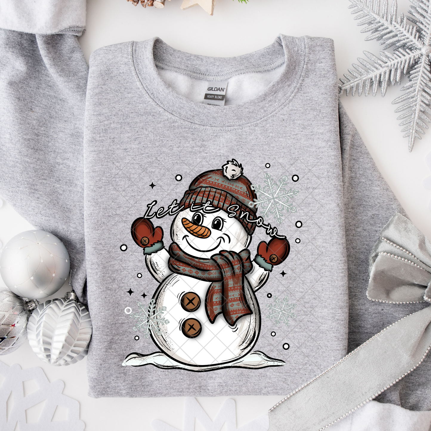 Cute Snowman DTF Transfer