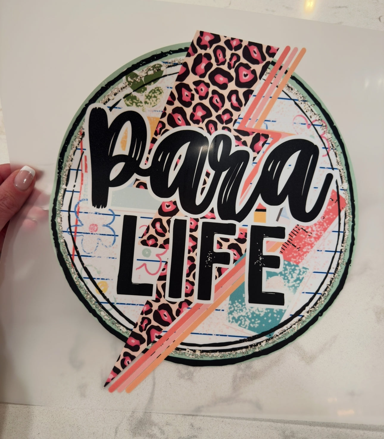 Destash Teacher Life or Para Life DTF Transfer