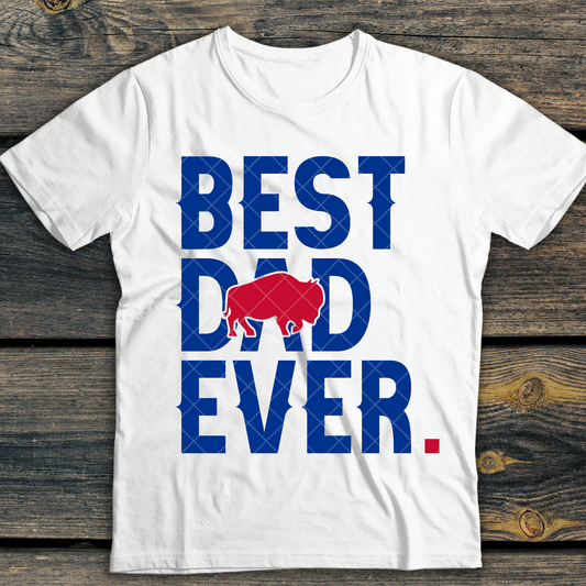 Buffalo Best Dad Ever DTF Transfer