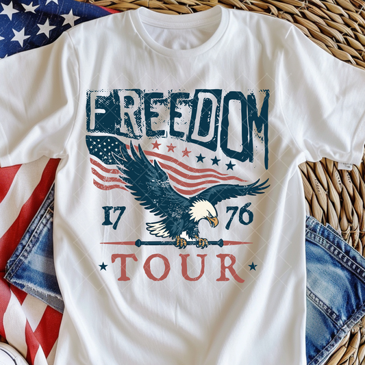 American Freedom Tour 1776 DTF Transfer