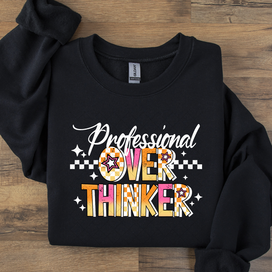 Professional Overthinker DTF Transfer