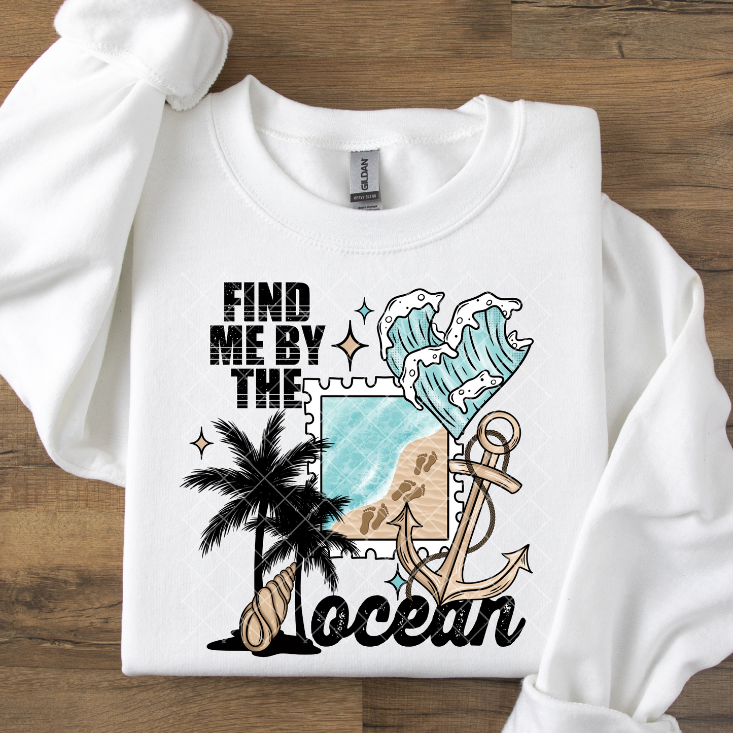 Find Me By The Ocean DTF Transfer