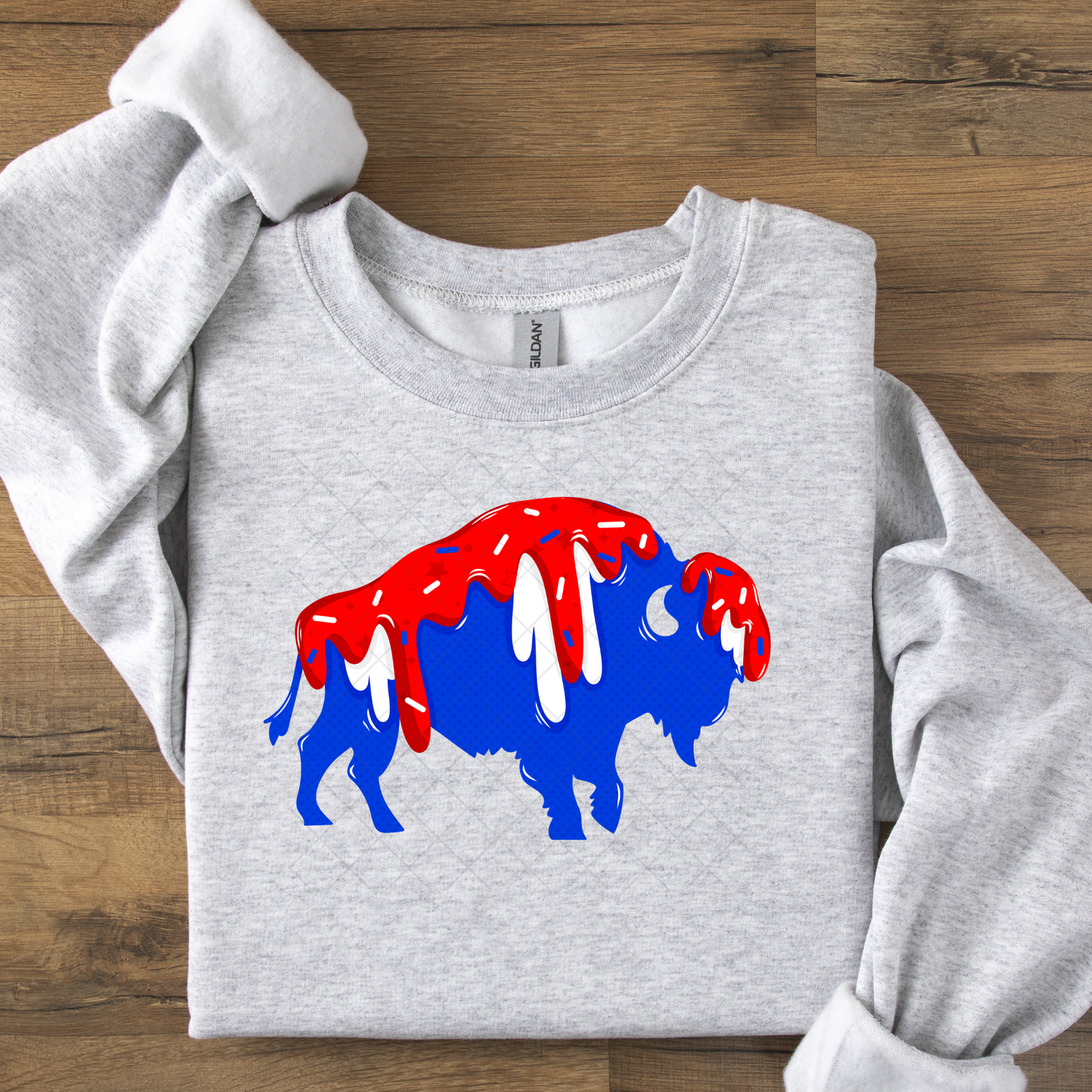 Ice Cream Drip Buffalo DTF Transfer