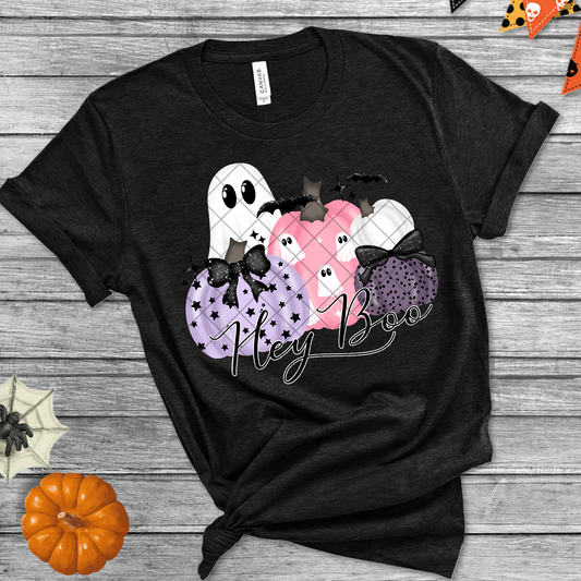Hey Boo Cute Halloween DTF Transfer