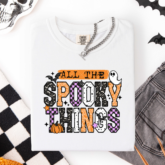 All The Spooky Things DTF Transfer