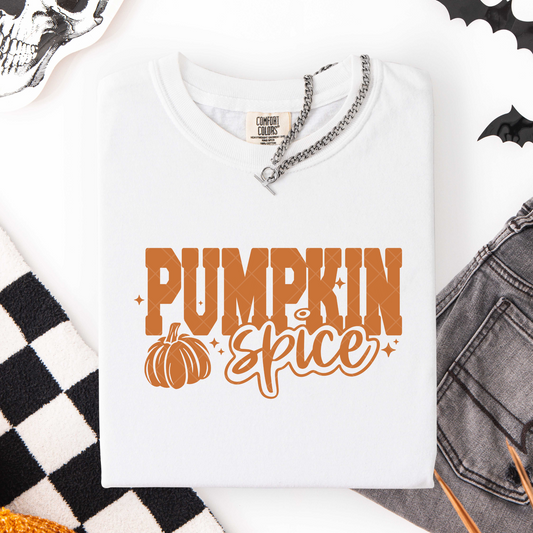 Pumpkin Spice DTF Transfer
