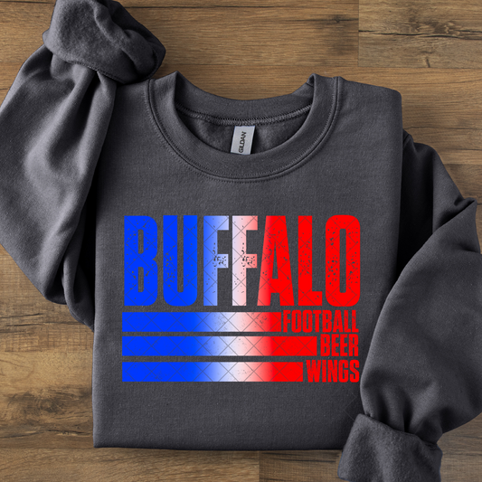 Buffalo Football Beer Wings DTF Transfer