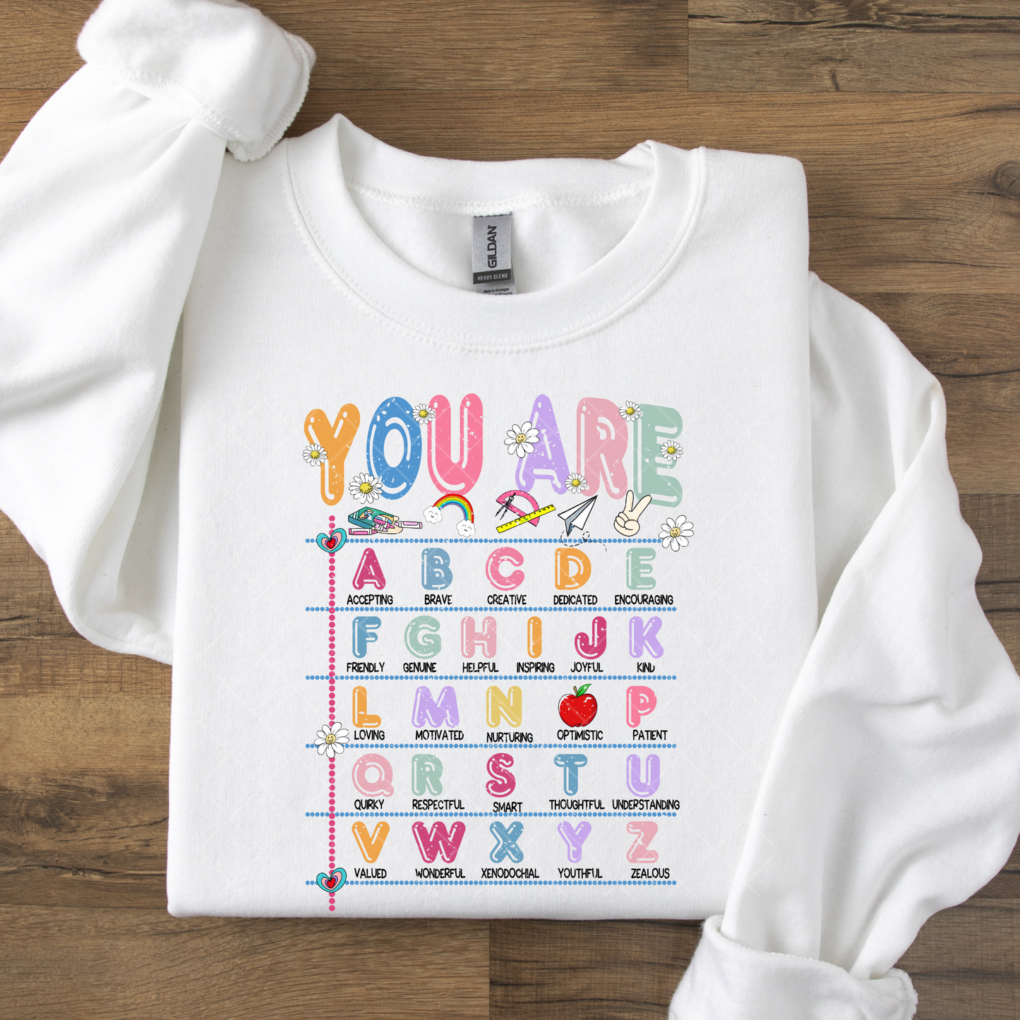Teacher ABCs DTF Transfer