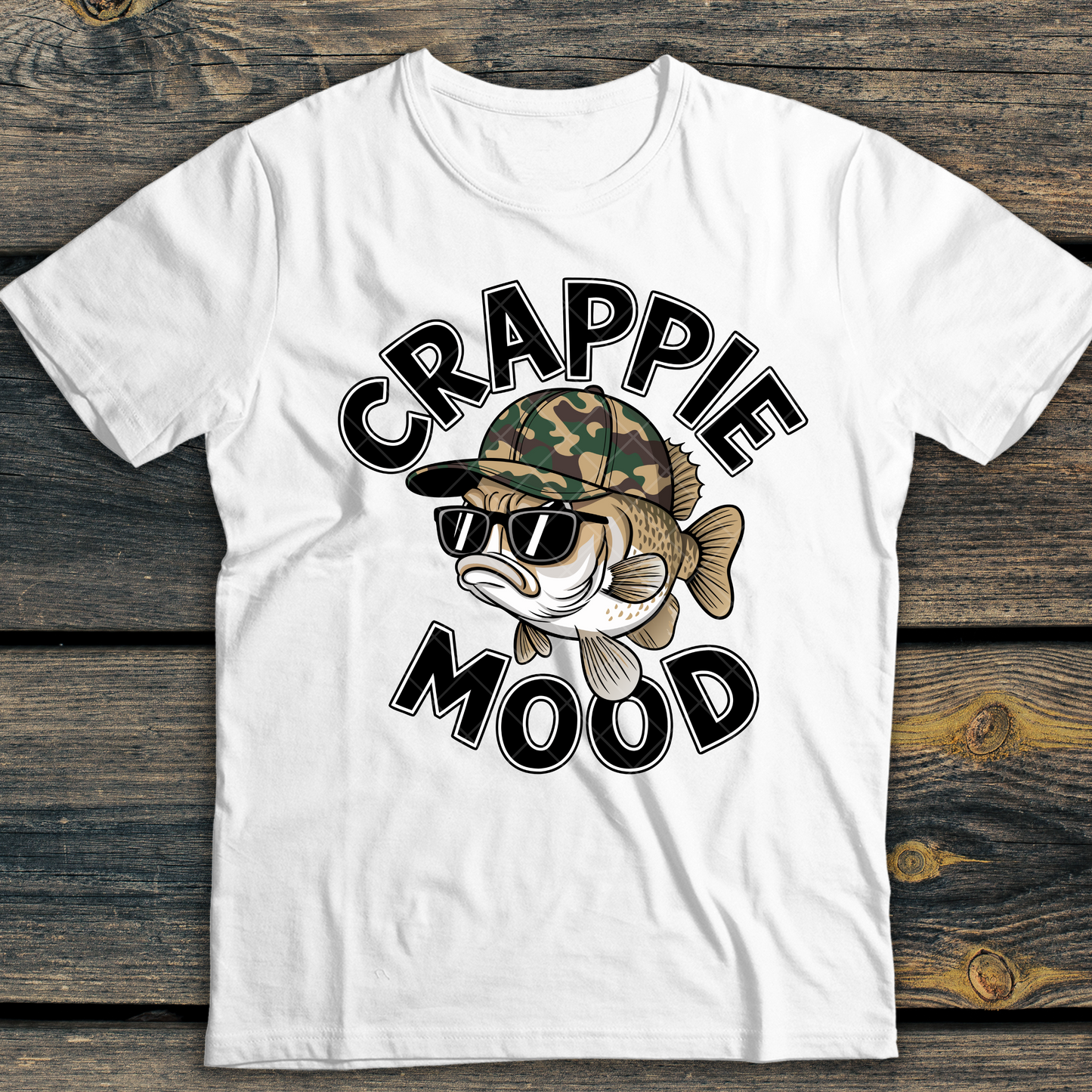 Crappie Mood Fishing DTF Transfer