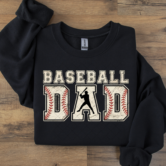 Baseball Dad DTF Transfer