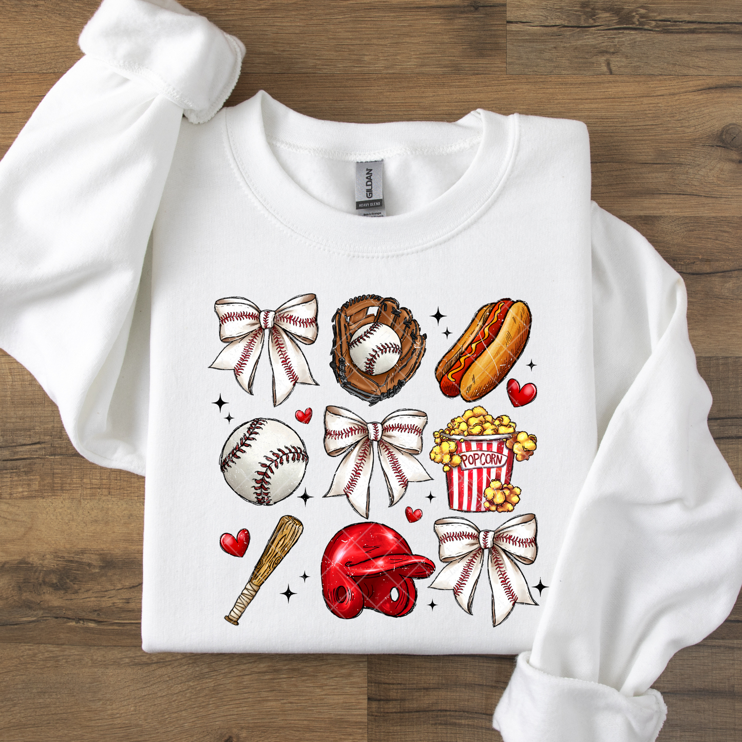 Cute Baseball Icons DTF Transfer