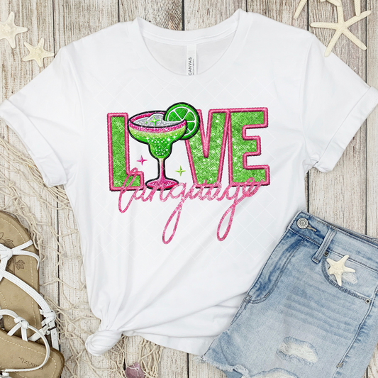 Margarita Love Language DTF Transfer