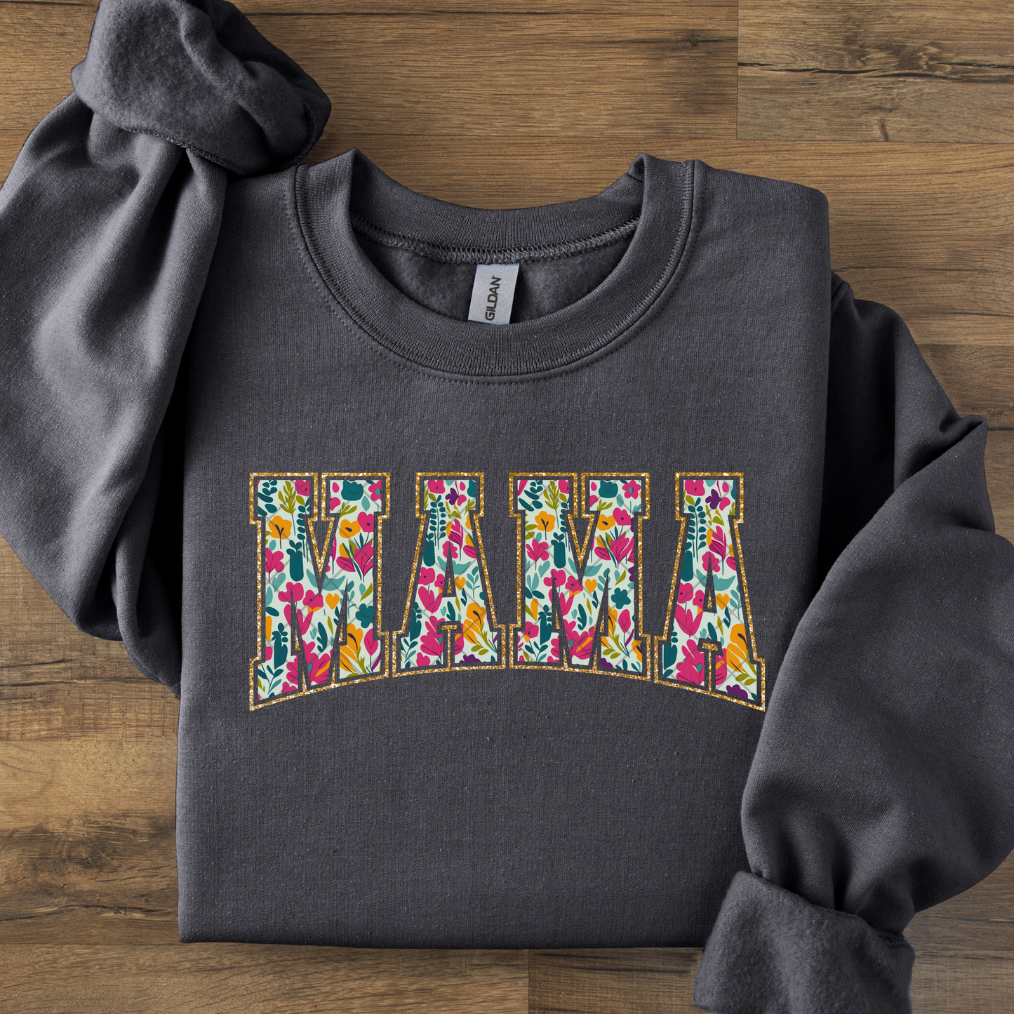 Mama Colorful Floral DTF Transfer