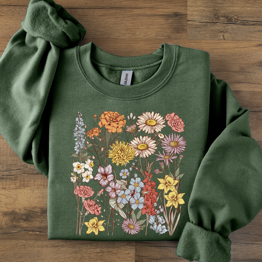 Pretty Wildflowers DTF Transfer