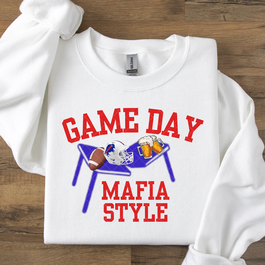 Game Day Mafia Style DTF Transfer