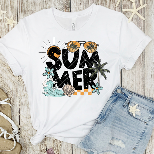 Cute Summer Shirt DTF Transfer