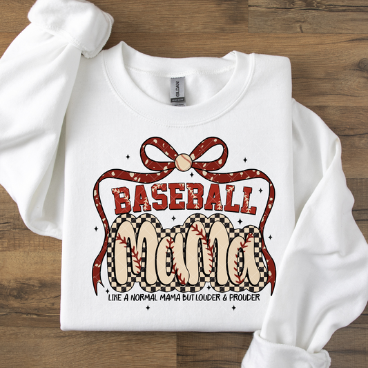 Cute Baseball Mama DTF Transfer