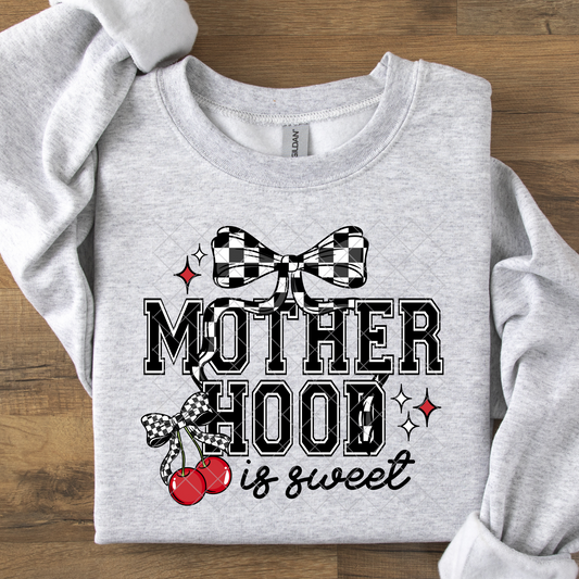 Motherhood is Sweet Checkered DTF Transfer