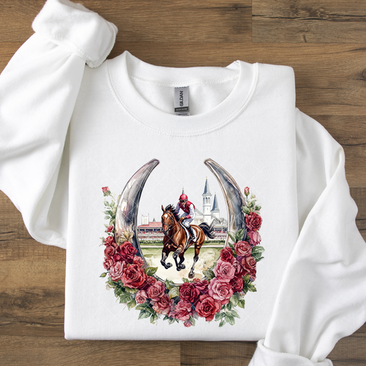 The Kentucky Derby Horse Racing DTF Transfer