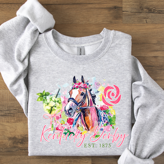 The Kentucky Derby Colorful DTF Transfer