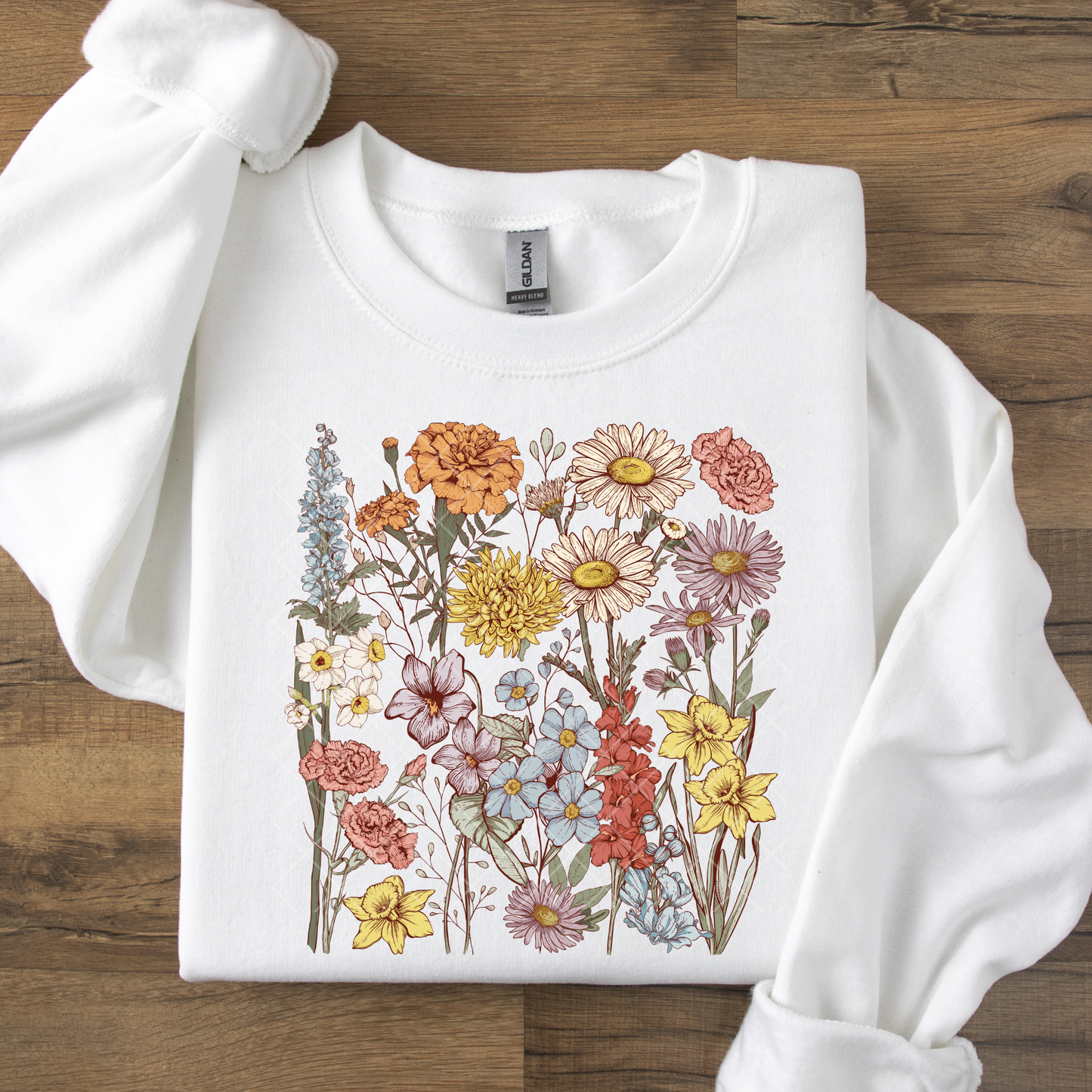 Pretty Wildflowers DTF Transfer