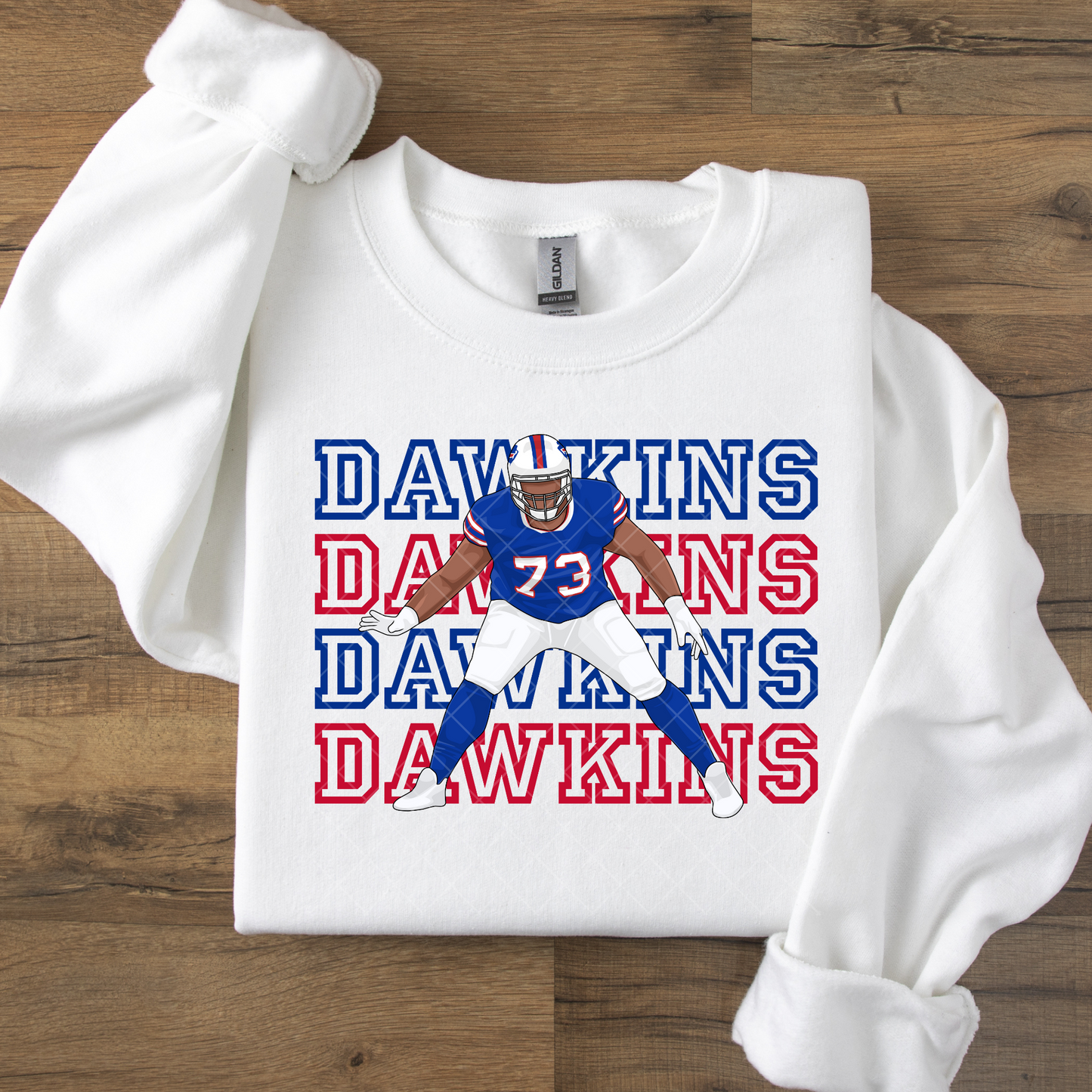 Dawkins DTF Transfers, Ready to Press, Heat Transfer