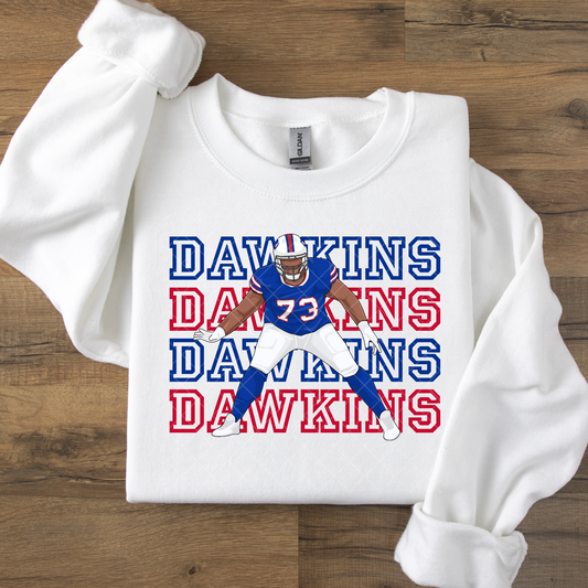 Dawkins DTF Transfers, Ready to Press, Heat Transfer