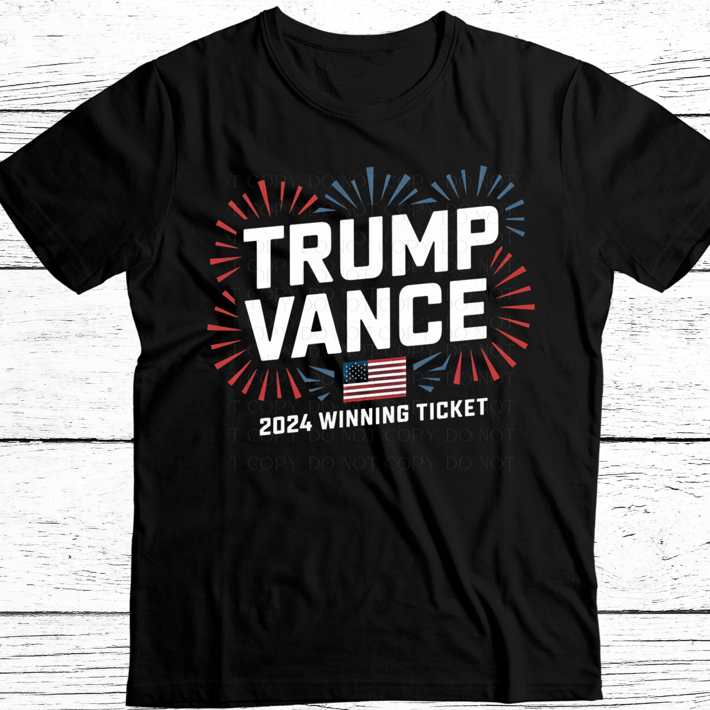 Trump Vance Winning Ticket 2024 DTF Transfer