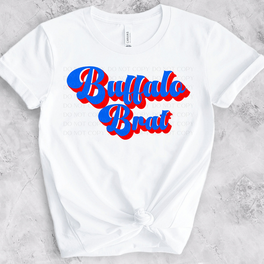 Buffalo Brat DTF Transfer