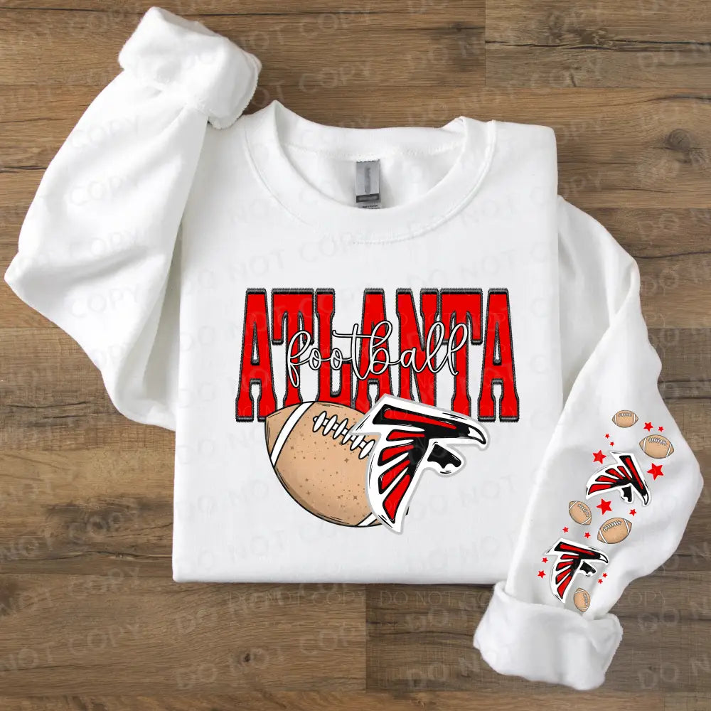 Atlanta Football Dtf Transfer With Sleeve