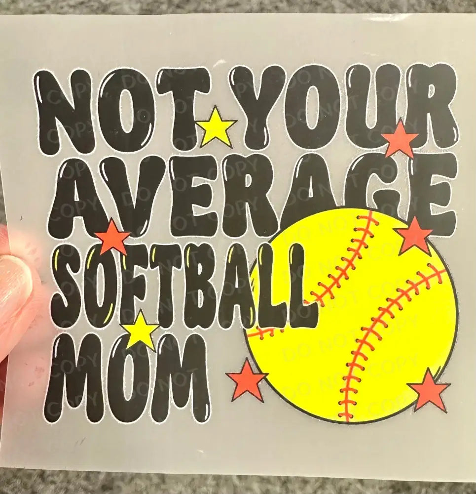 Baseball Mom Retro Distressed Ball Dtf Transfers Clear Film Prints Ready To Press Heat Transfer