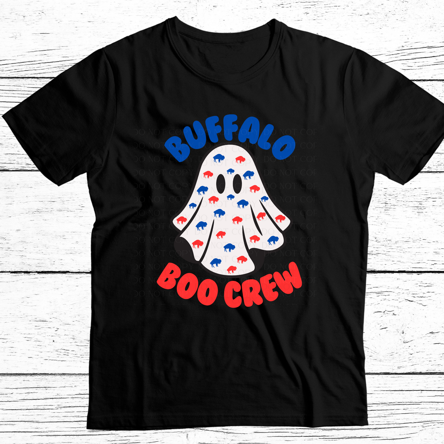 Buffalo Boo Crew Cute Ghost Halloween DTF Transfer