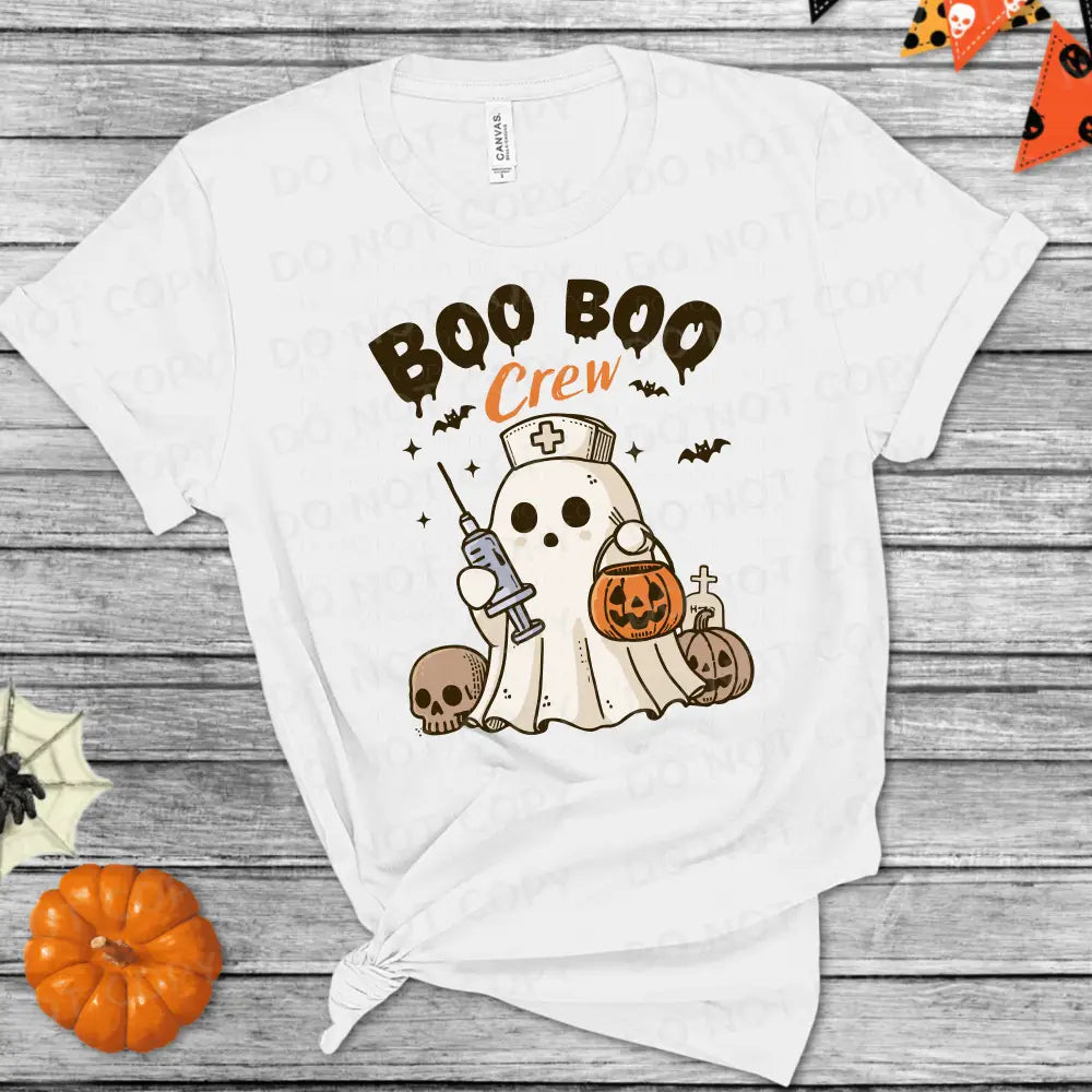 Boo Crew Nurse Halloween Dtf Transfer