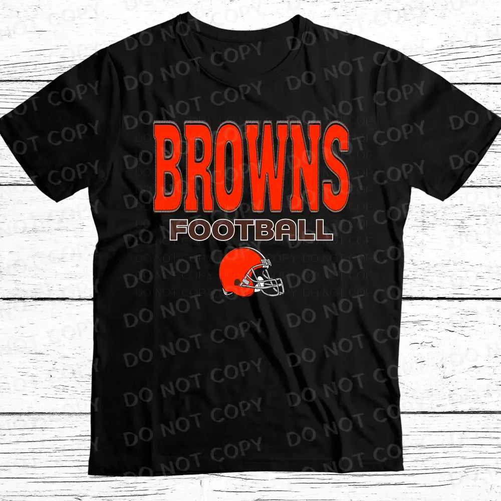 Browns Football Dtf Transfer Unisex Design