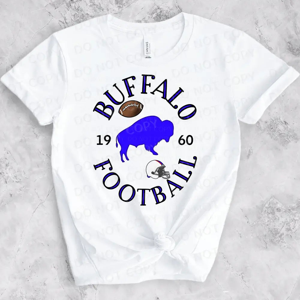 Buffalo Football 1960 Dtf Transfer