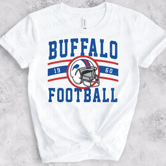Buffalo Football Helmet Dtf Transfers Ready To Press Heat Transfer Direct Film Print