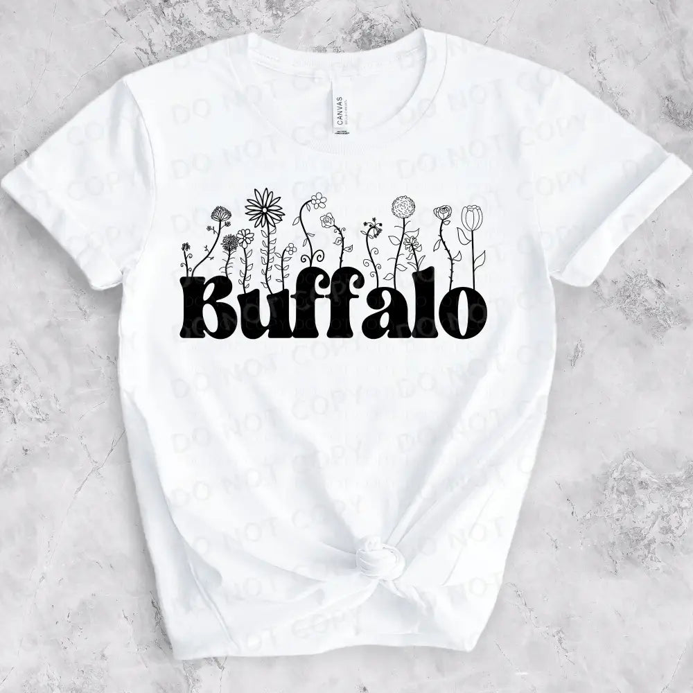 Buffalo Wildflowers Dtf Transfer