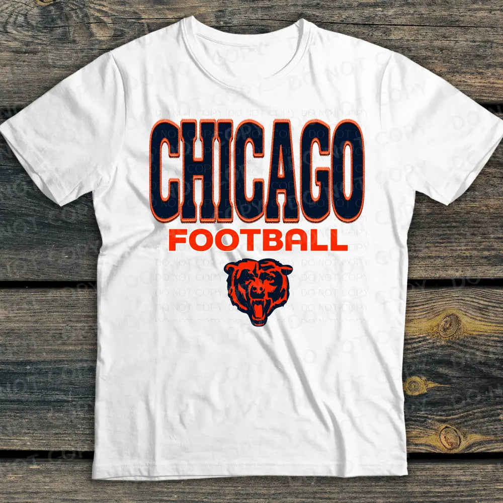 Chicago Football Dtf Transfer Unisex Design