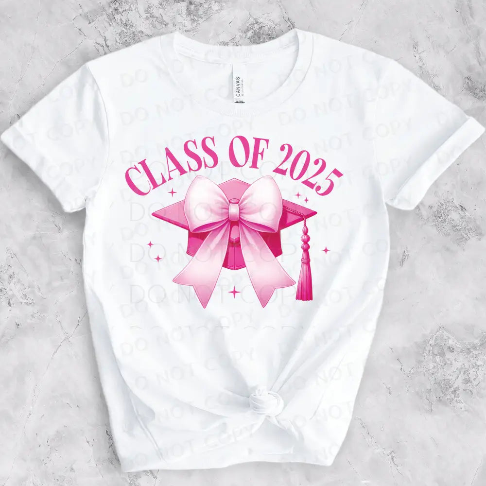 Club Class Of 2025 Pink Cap Dtf Transfer