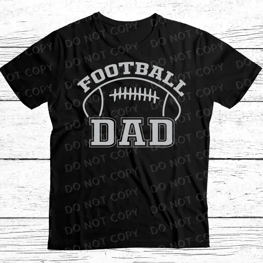 Football Dad Gray Dtf Transfer