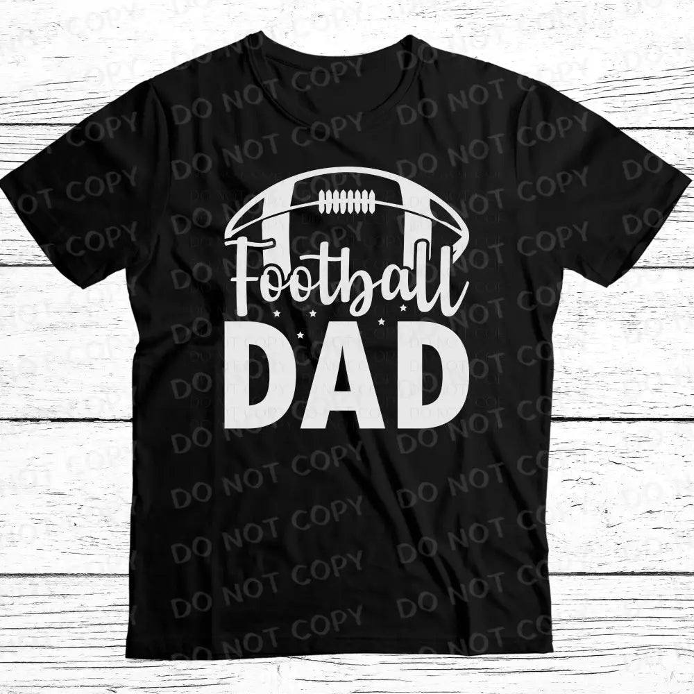 Football Dad White Dtf Transfer