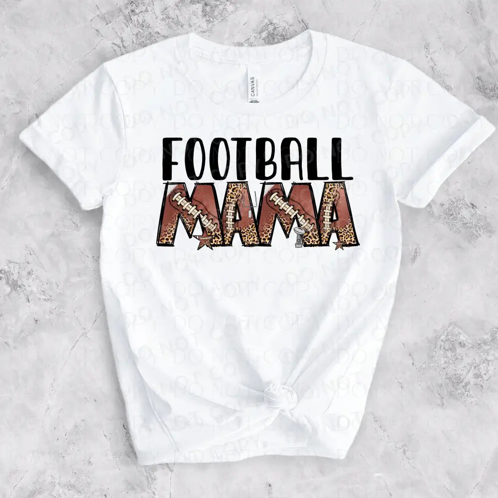 Football Mama Letters Dtf Transfer