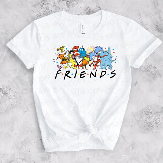 Friends Seuss Dtf Transfer