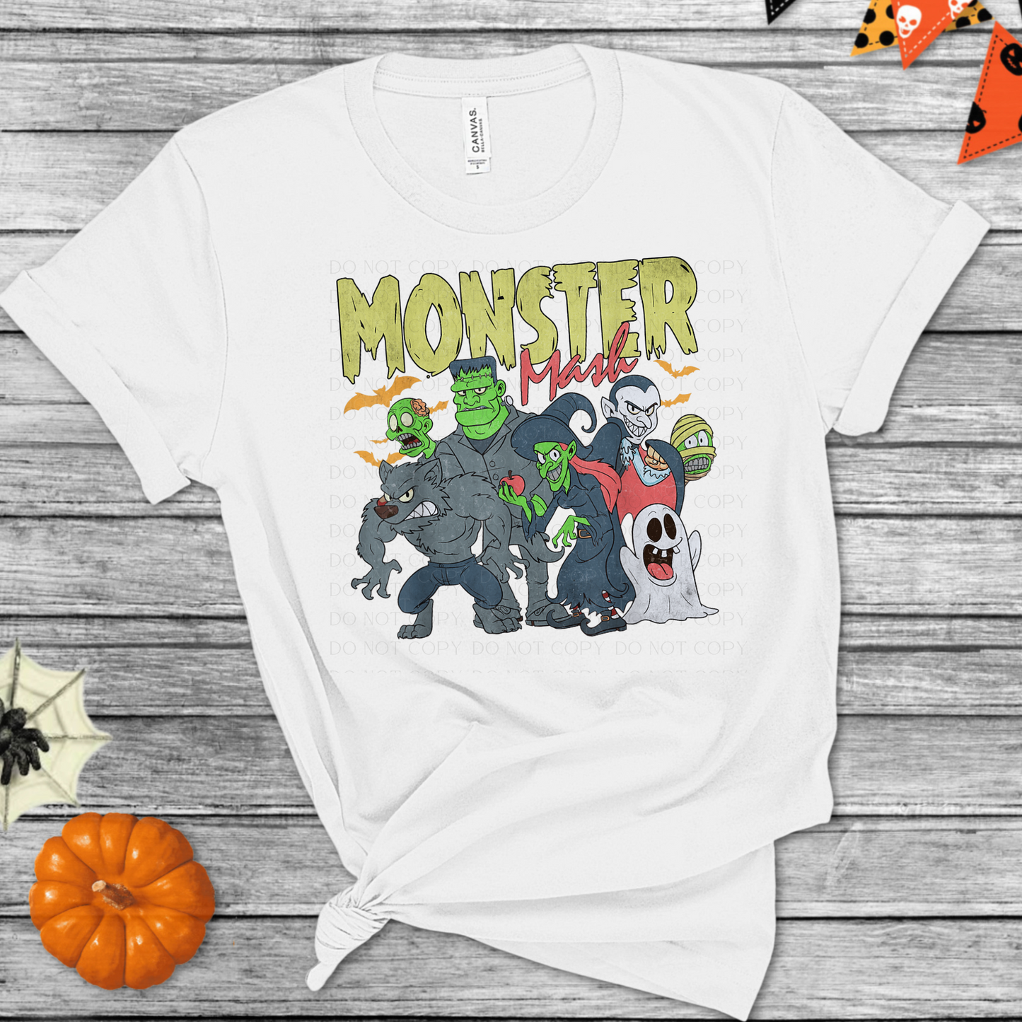 Monster Mash Vintage Halloween DTF Transfer